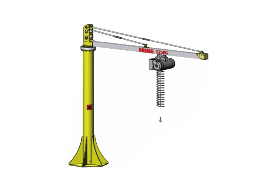 鋁合金懸臂起重機(jī)：工業(yè)場景中的“輕量化效率專家”